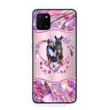 Personalized Horse Lover Sparkling Phone Case Printed 22AUG-HQ25