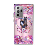 Personalized Horse Lover Sparkling Phone Case Printed 22AUG-HQ25