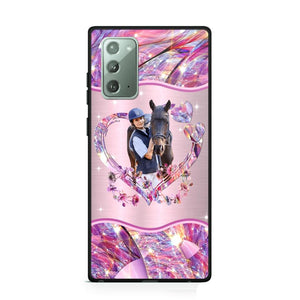 Personalized Horse Lover Sparkling Phone Case Printed 22AUG-HQ25