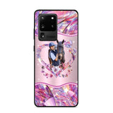 Personalized Horse Lover Sparkling Phone Case Printed 22AUG-HQ25