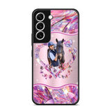 Personalized Horse Lover Sparkling Phone Case Printed 22AUG-HQ25