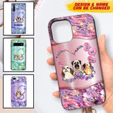 Personalized Dog Lover Sparkling Phone Case Printed 22AUG-MA25