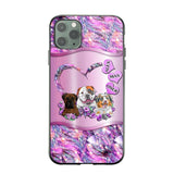 Personalized Dog Lover Sparkling Phone Case Printed 22AUG-MA25