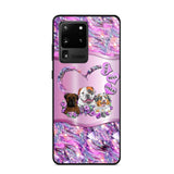 Personalized Dog Lover Sparkling Phone Case Printed 22AUG-MA25