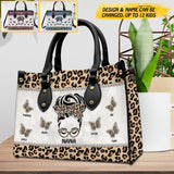 Personalized Nana Custom Leather Bag Printed NQDT2408