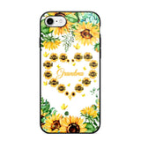 Personalized Grandma Kid Sunflower Phone Case Printed 22AUG-DT25