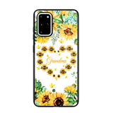 Personalized Grandma Kid Sunflower Phone Case Printed 22AUG-DT25