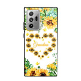 Personalized Grandma Kid Sunflower Phone Case Printed 22AUG-DT25