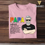 Personalized Papa Noun Informal Tshirt Printed QTDT2708