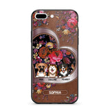 Personalized Flower Dog Phonecase 3D Printed NQDT2608