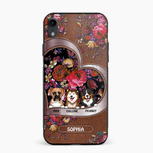 Personalized Flower Dog Phonecase 3D Printed NQDT2608