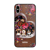 Personalized Flower Dog Phonecase 3D Printed NQDT2608