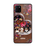 Personalized Flower Dog Phonecase 3D Printed NQDT2608