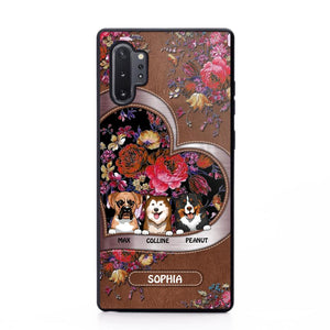 Personalized Flower Dog Phonecase 3D Printed NQDT2608