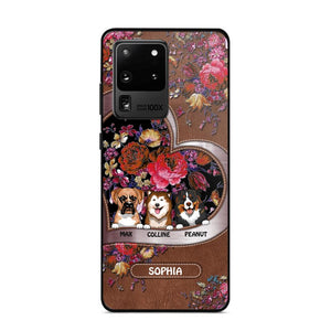 Personalized Flower Dog Phonecase 3D Printed NQDT2608