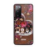 Personalized Flower Dog Phonecase 3D Printed NQDT2608