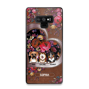 Personalized Flower Dog Phonecase 3D Printed NQDT2608