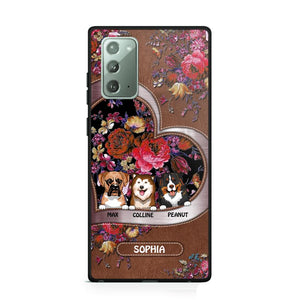 Personalized Flower Dog Phonecase 3D Printed NQDT2608