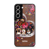 Personalized Flower Dog Phonecase 3D Printed NQDT2608