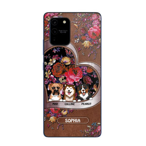 Personalized Flower Dog Phonecase 3D Printed NQDT2608