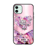 Personalized Heart Dog Mom Phonecase 3D Printed NQDT2708