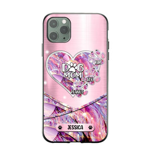 Personalized Heart Dog Mom Phonecase 3D Printed NQDT2708