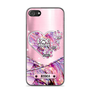 Personalized Heart Dog Mom Phonecase 3D Printed NQDT2708