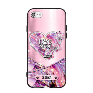 Personalized Heart Dog Mom Phonecase 3D Printed NQDT2708