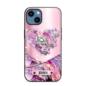 Personalized Heart Dog Mom Phonecase 3D Printed NQDT2708