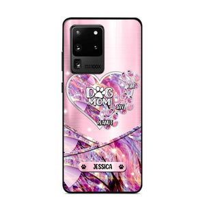 Personalized Heart Dog Mom Phonecase 3D Printed NQDT2708