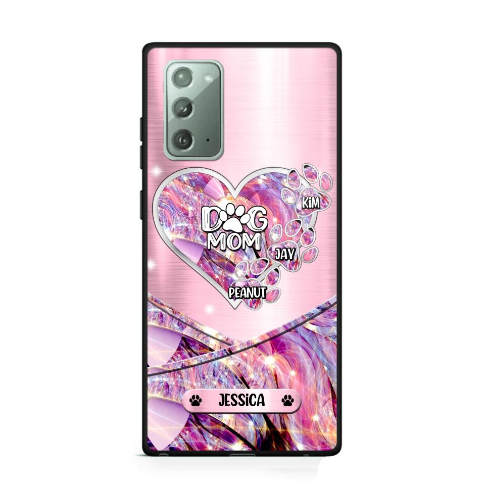 Personalized Heart Dog Mom Phonecase 3D Printed NQDT2708