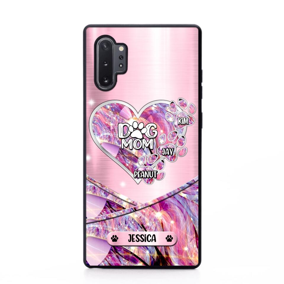 Personalized Heart Dog Mom Phonecase 3D Printed NQDT2708