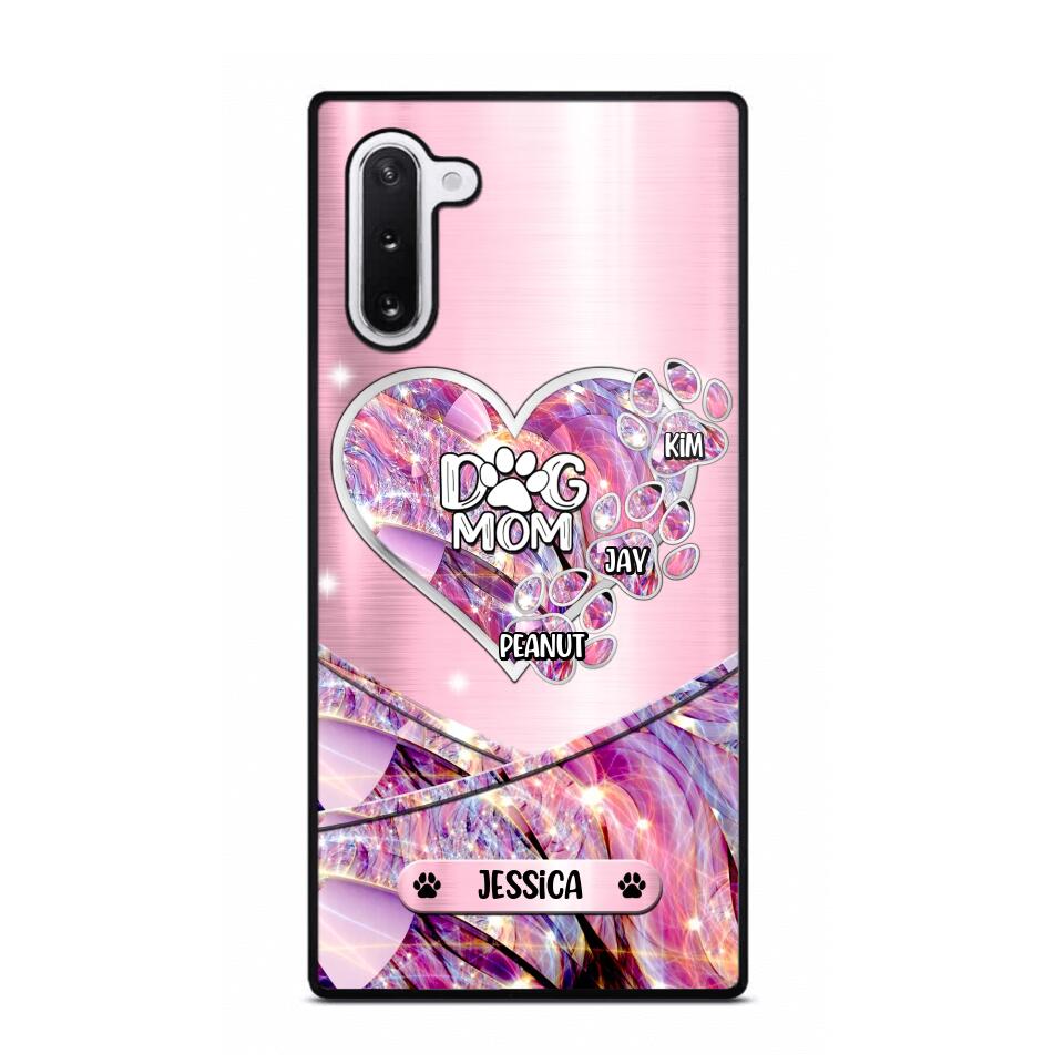 Personalized Heart Dog Mom Phonecase 3D Printed NQDT2708