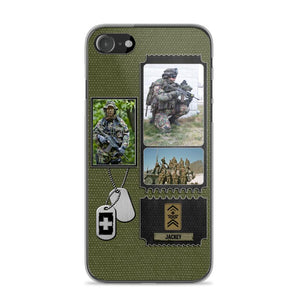 Personalized Swiss Veteran/ Solider Rank Upload Photo Phonecase 3D Printed QTVQ2708