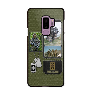 Personalized Swiss Veteran/ Solider Rank Upload Photo Phonecase 3D Printed QTVQ2708