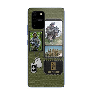 Personalized Swiss Veteran/ Solider Rank Upload Photo Phonecase 3D Printed QTVQ2708