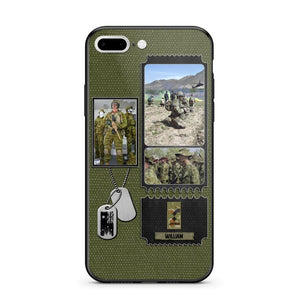 Personalized Australian Veteran/ Solider Rank Upload Photo Phonecase 3D Printed QTVQ2708