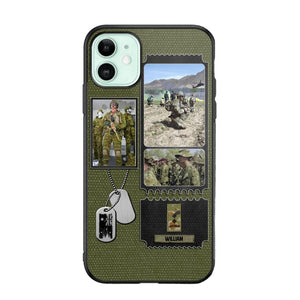 Personalized Australian Veteran/ Solider Rank Upload Photo Phonecase 3D Printed QTVQ2708