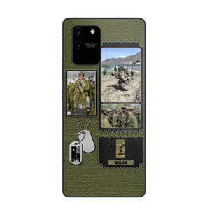 Personalized Australian Veteran/ Solider Rank Upload Photo Phonecase 3D Printed QTVQ2708