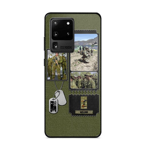 Personalized Australian Veteran/ Solider Rank Upload Photo Phonecase 3D Printed QTVQ2708