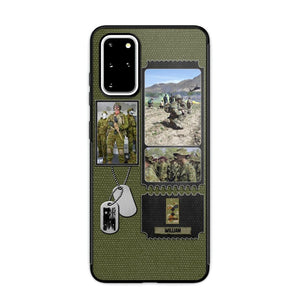 Personalized Australian Veteran/ Solider Rank Upload Photo Phonecase 3D Printed QTVQ2708