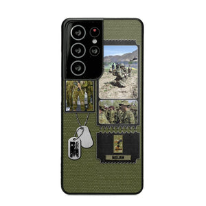 Personalized Australian Veteran/ Solider Rank Upload Photo Phonecase 3D Printed QTVQ2708