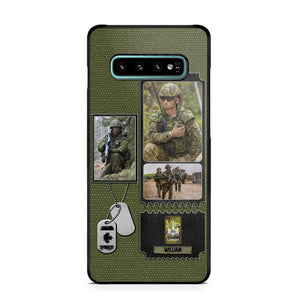 Personalized Canadian Veteran/ Solider Rank Upload Photo Phonecase 3D Printed QTVQ2708