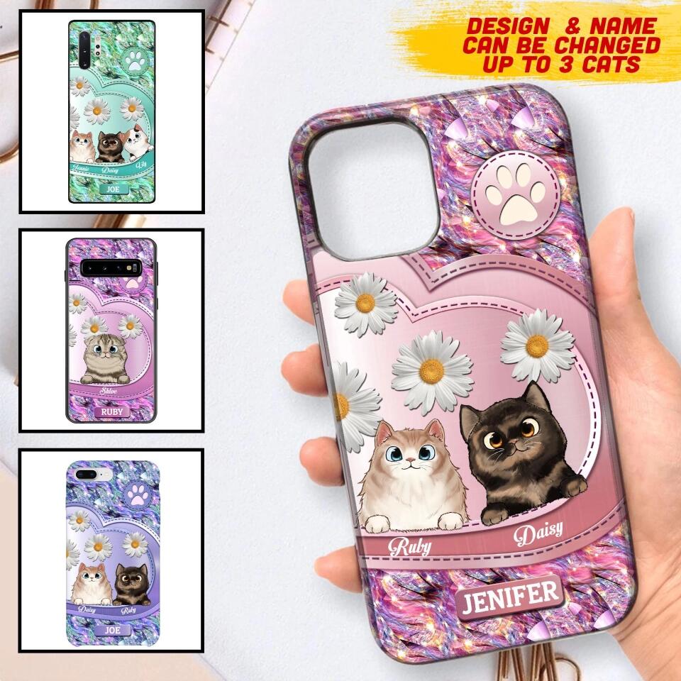 Personalized Cat Lover Phone Case Printed 22AUG-MA26