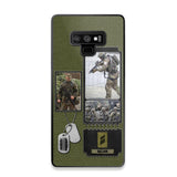 Personalized German Veteran/ Solider Rank Upload Photo Phonecase 3D Printed QTVQ2708