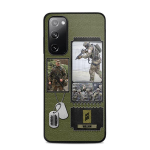 Personalized German Veteran/ Solider Rank Upload Photo Phonecase 3D Printed QTVQ2708