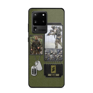 Personalized German Veteran/ Solider Rank Upload Photo Phonecase 3D Printed QTVQ2708