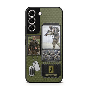 Personalized German Veteran/ Solider Rank Upload Photo Phonecase 3D Printed QTVQ2708