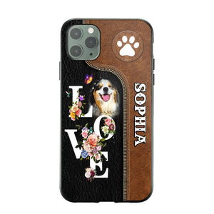 Personalized Love Dog Upload Photo Phone Case Printed NQVQ2708