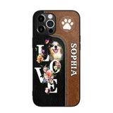 Personalized Love Dog Upload Photo Phone Case Printed NQVQ2708